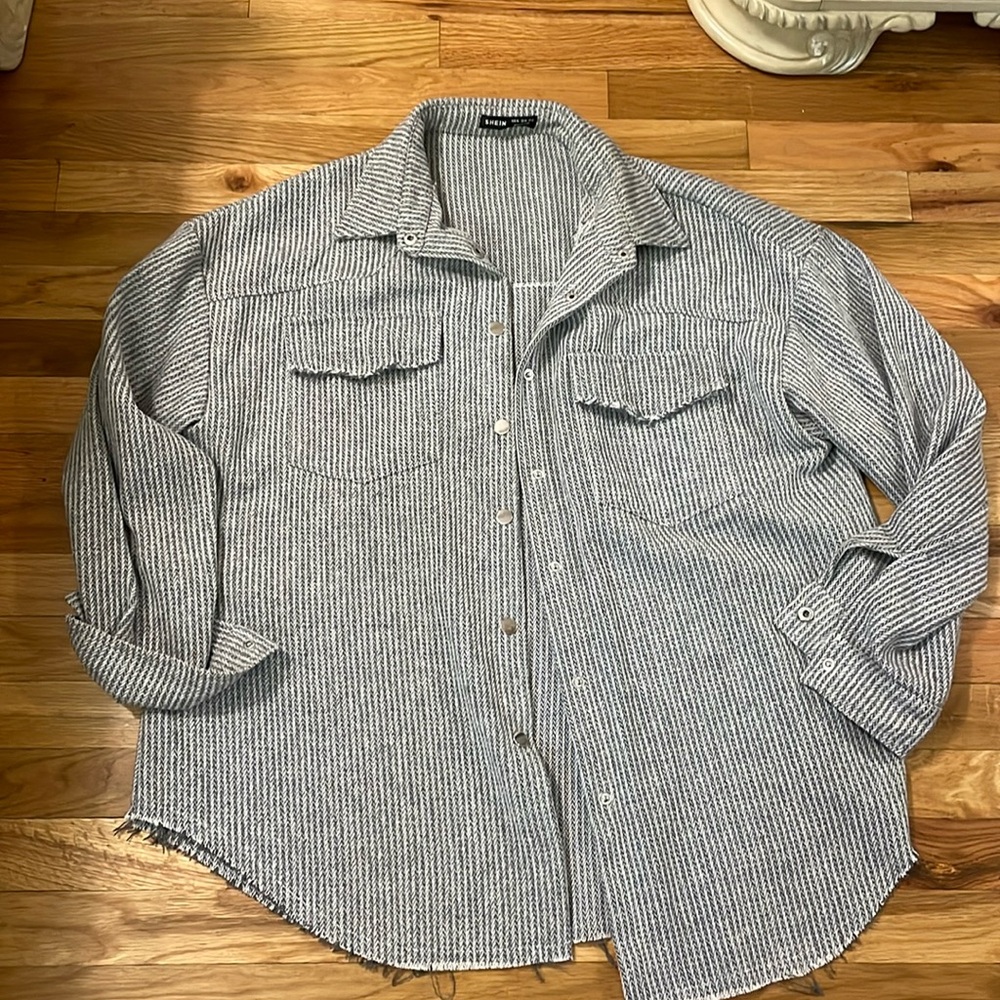 Beautiful gray and white jacket
